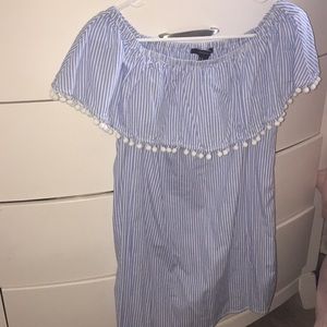 Patriotic off-the-shoulder dress! Hardly worn!!